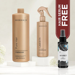 Pure Hair Makeover and Leave in Conditioner Combo Moehair USA