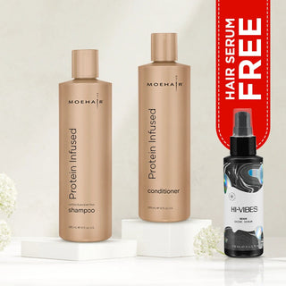 Protein Infused Shampoo and Conditioner Combo Moehair USA