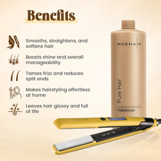 Pure hair makeover And Straightener - Combo | Benefits