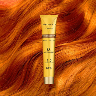 KK Mix - 3.38 Oz - Orange Hair Color | Permanent Hair Color  | Moehair