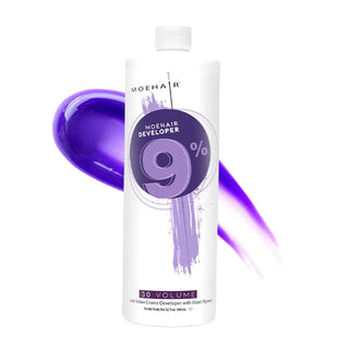 Moehair 9%, 30 Volume Anti-Yellow Hair Color Developer Moehair USA