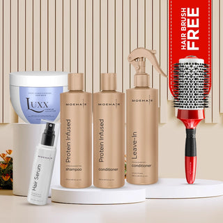 Set of - Protein Infused - Shampoo & Conditioners with Hair Mask & Serum