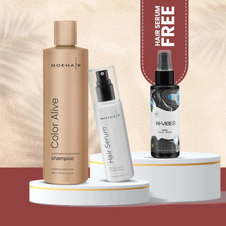 Color Alive Shampoo & Hair Serum Combo Moehair USA