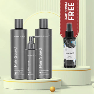 Moehair Hair Guard Shampoo, Conditioner with Tonic Trio Pack Moehair USA