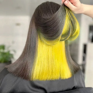 8 Oz - Yellow Hair Dye - Vegan - User Testimonial | Semi Permanent hair Color | Moehair
