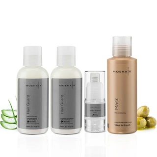 Travel Kit - 3.4 Oz Hair Loss Shampoo, Hair Loss Tonic, Hair Growth Serum and Hair Mask