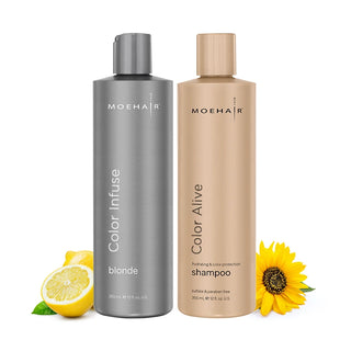 12 Oz - Color Safe Shampoo with Color Toner - Combo