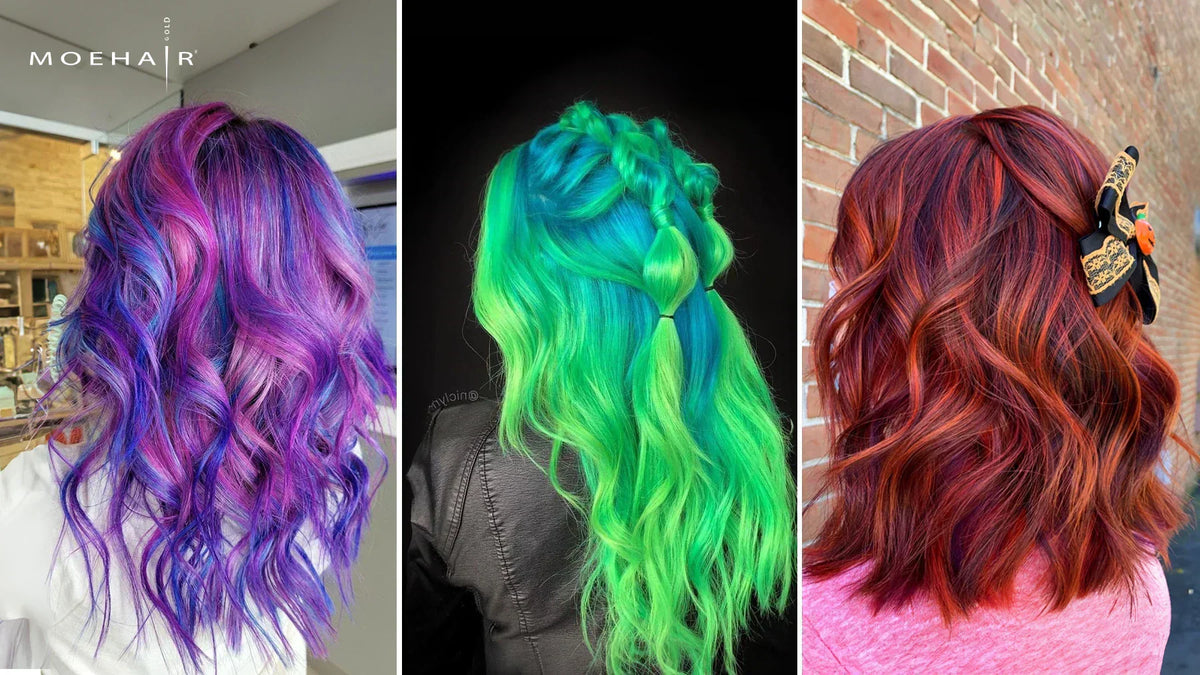 10 Halloween Hair Color Ideas 2025 That Scream Fun – Moehair USA Inc.