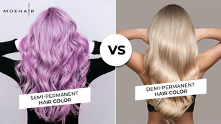 Semi-Permanent vs Permanent and Demi-Permanent Hair Color