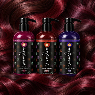 VOODOO Cherry Cola Hair Color Kit + FREE 12 Oz Color Alive Shampoo, Conditioner & Pro Coloring Kit Moehair USA Inc.