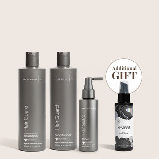 Moehair Hair Guard Shampoo, Conditioner with Tonic Trio Pack Moehair USA