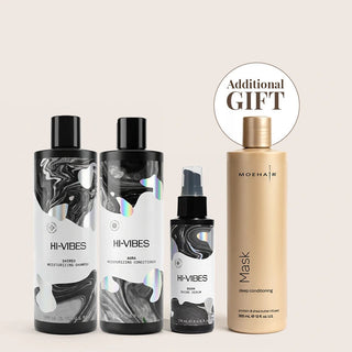 HI-Vibes Shampoo, Conditioner & Serum Trio Pack Moehair USA