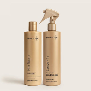 Hair Repair System and Leave In Conditioner  Combo Moehair USA