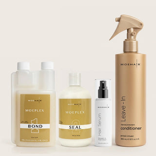 Pack of Moeplex Bond and Seal with Hair Serum & Leave-In Conditioner Moehair USA