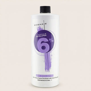Moehair 6%, 20 Volume Anti-Yellow Hair Color Developer Moehair USA
