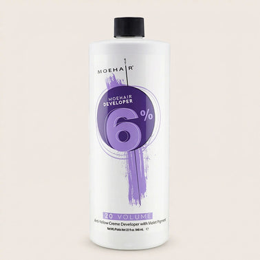 Moehair 6%, 20 Volume Anti-Yellow Hair Color Developer – Moehair