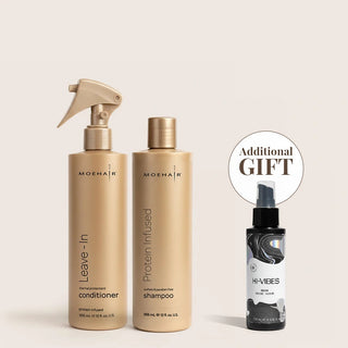 Protein Infused Shampoo & Leave-In Conditioner Combo Moehair USA