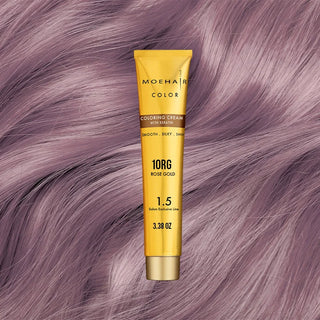 3.38 Oz - 10 RG - Rose Gold Hair Color - Permanent | Hair Dye - Paraben & Cruelty Free