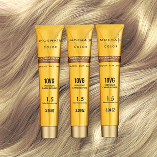 10VG Very Light Caribe Blonde Hair Color Moehair USA
