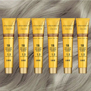 11A - Very Light Ash Extra Blonde Hair Color Moehair USA