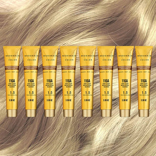 11GA Very Light Beige Extra Blonde Hair Color Moehair USA