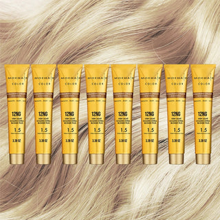 12NG Very Light Golden Extra Blonde Plus Hair Color Moehair USA