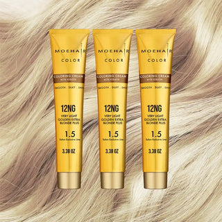 Pack of 3 - 12NG - Golden Blonde Hair Color