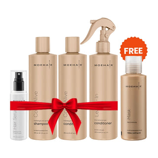 Pack of - Hair Serum, Shampoo, Leave in Conditioner & Free hair mask