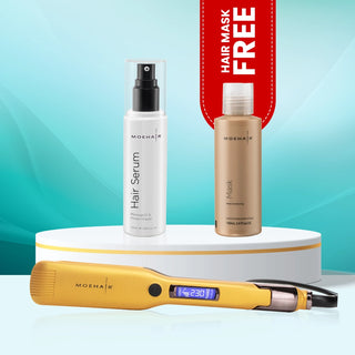 Combo- Hair Serum & Hair Straightener with free hair mask