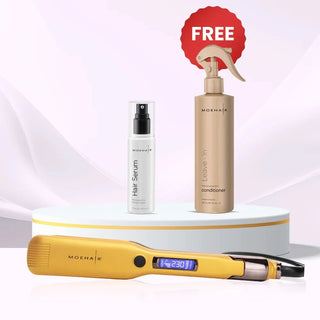 Hair Straightener and Hair Serum Combo Moehair USA