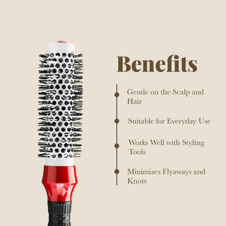 Moehair Hair Brush-Single Bristle Moehair USA