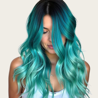 Vegan - Semi Permanent Hair Dye - Sea Spell Aquamarine Teal Hair Color Moehair USA Inc.