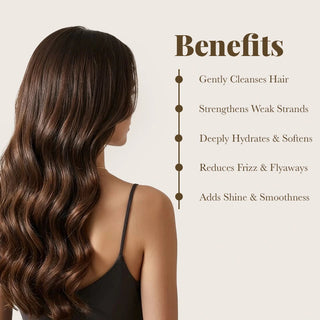 Pack of Protein Infused Shampoo & Conditioner with Hair Serum Moehair USA
