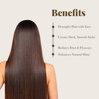 Hair Straightener, Serum & Hair Brush Trio Moehair USA