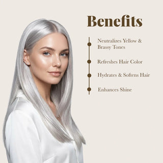 Color Vibrant Silver Shampoo and Color Infuse Silver Combo Moehair USA