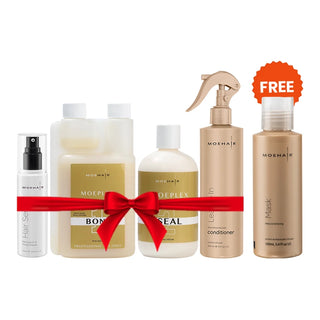 Pack of - Hair Serum, Moeplex Bond & Seal, Leave in Conditioner with free hair mask