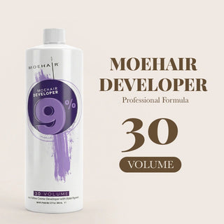 Moehair 9%, 30 Volume Anti-Yellow Hair Color Developer Moehair USA
