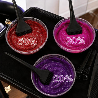 VOODOO Cherry Cola Hair Color Kit +  FREE 12 Oz Color Alive Shampoo, Conditioner & Pro Coloring Kit Moehair USA Inc.