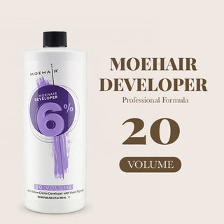 Moehair 6%, 20 Volume Anti-Yellow Hair Color Developer Moehair USA