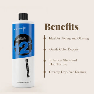 Moehair 12%, 40 Volume Hair Color Developer Moehair USA Inc.