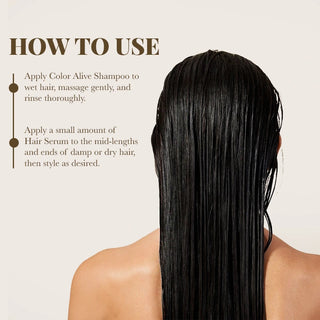 Color Alive Shampoo & Hair Serum Combo Moehair USA
