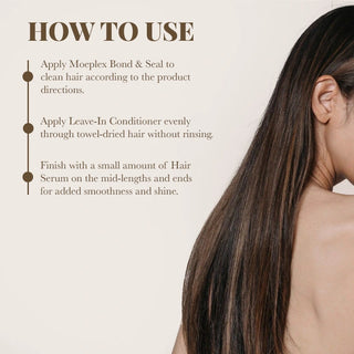 Pack of Moeplex Bond and Seal with Hair Serum & Leave-In Conditioner Moehair USA