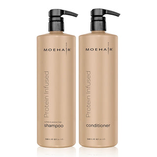Protein Infused Shampoo and Conditioner Combo Moehair USA