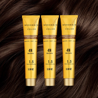 Pack of 3 - 4N - Brown hair color