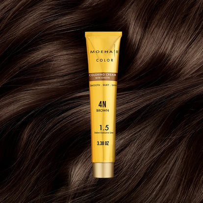 3.38 Oz - 4N Brown Hair Color -Permanent | Paraben & Cruelty Free