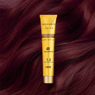 3.38 Oz - 4R - Red Brown Hair Color - Permanent | Paraben & Cruelty Free