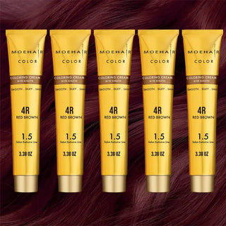 Pack of 5- 4R - Red Brown Hair Color