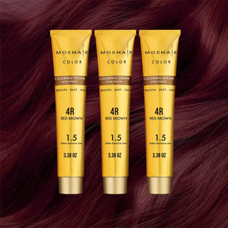 Pack of 3 - 4R - Red Brown Hair Color