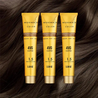 Pack of 3 - 4vg - Coffee hair color