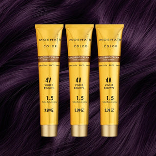 4V Violet Brown Hair Color Moehair USA